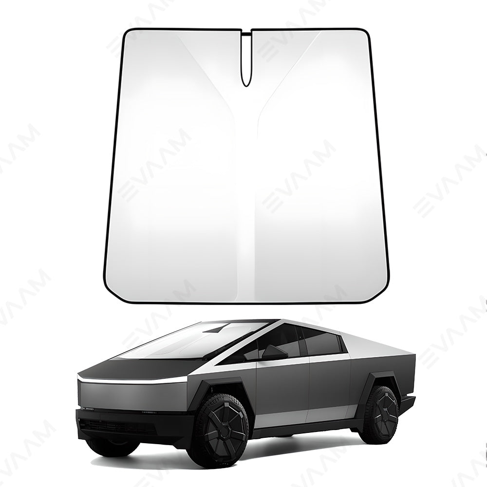 EVAAM® Foldable Front Windshield Sunshade Visor for Tesla Cybertruck