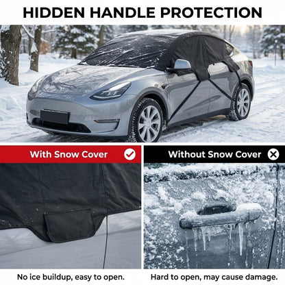 EVAAM® Full Winter Snow Cover for Tesla Model 3/Y/S（5PCS） - EVAAM