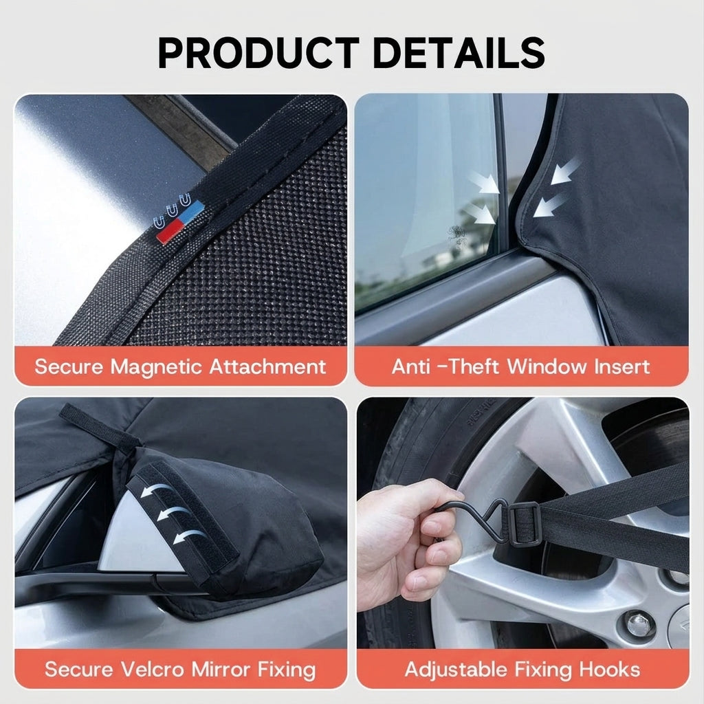 EVAAM® Full Winter Snow Cover for Tesla Model 3/Y/S（5PCS） - EVAAM
