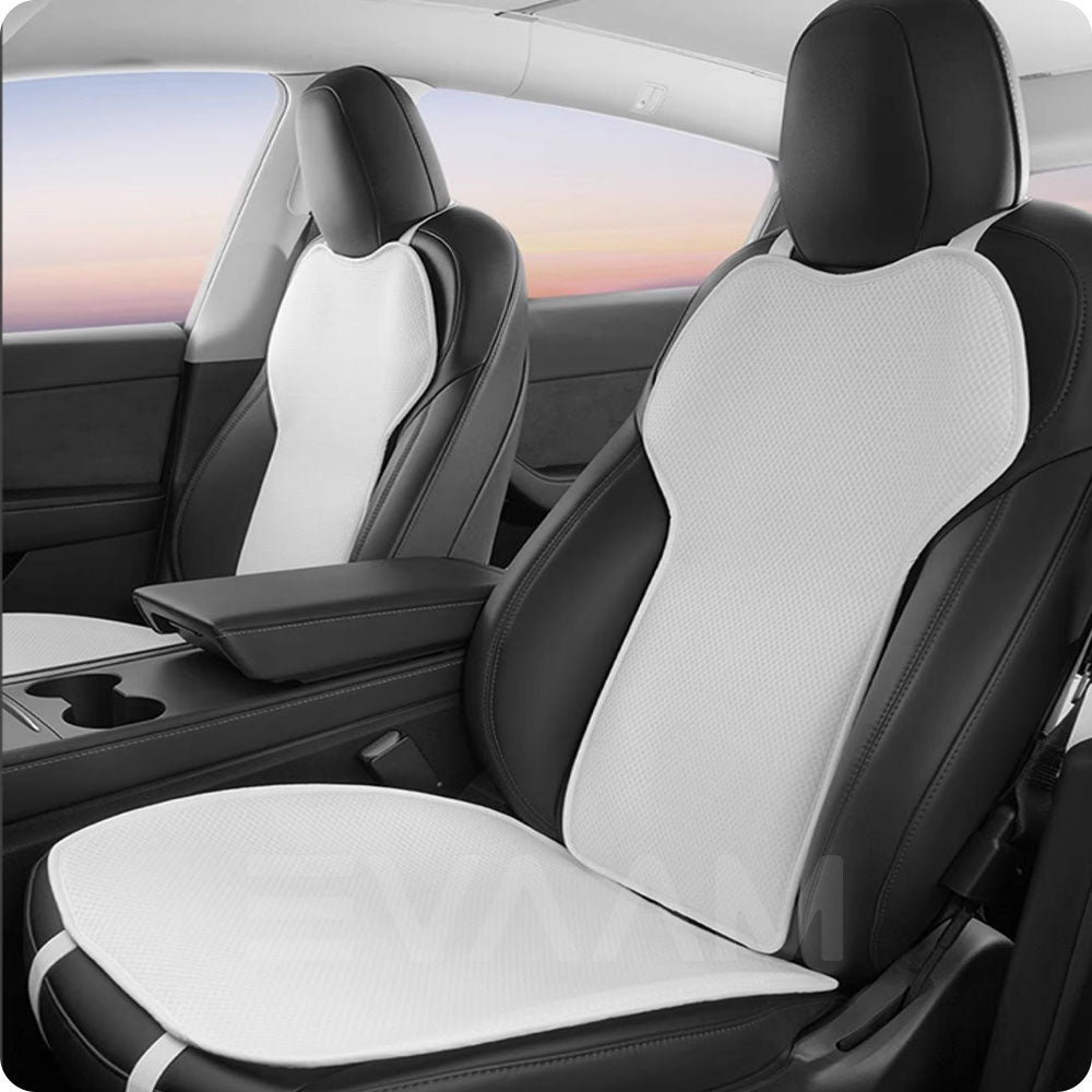 EVAAM® Ice Silk Breathable Air Mesh Seat Cushion for Tesla Model Y Juniper 2025+ - EVAAM