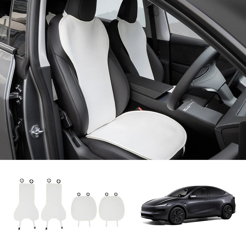 EVAAM® Ice Silk Breathable Air Mesh Seat Cushion for Tesla Model Y Juniper 2025+ - EVAAM