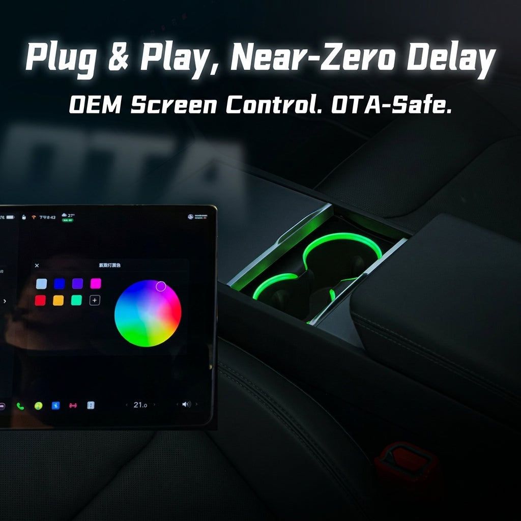 EVAAM® Interior RGB Ambient Light Strip  for Tesla Model 3 Highland/ Y Juniper