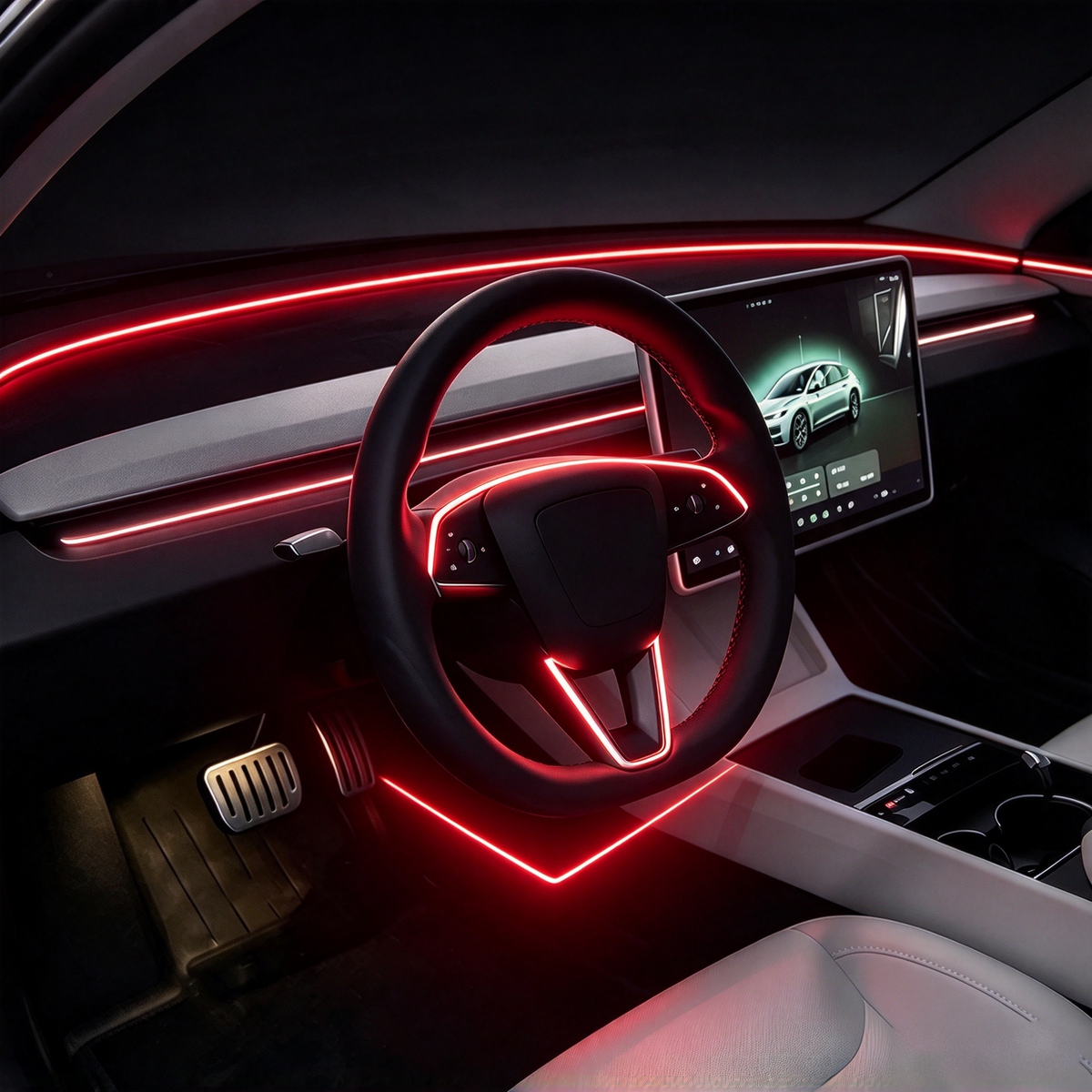 EVAAM® Interior RGB Ambient Light Strip  for Tesla Model 3 Highland/ Y Juniper_