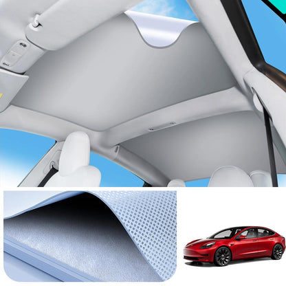 EVAAM® LRC Nano Adsorption Glass Roof Sunshade For Tesla Model 3 (2019-2025) - EVAAM
