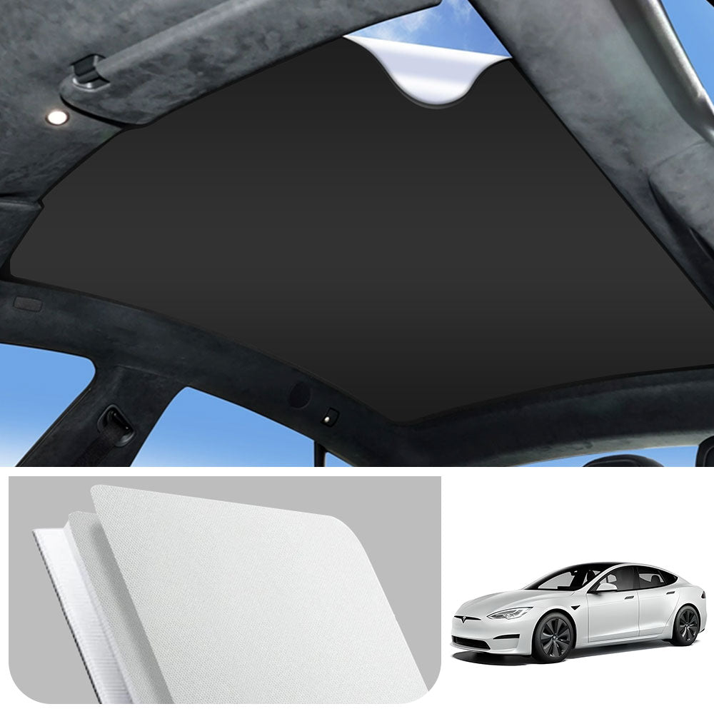 EVAAM® LRC Nano Adsorption Glass Roof Sunshade For Tesla Model S (2014-2023) - EVAAM