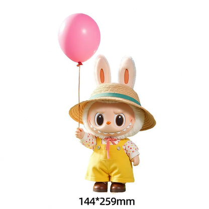 EVAAM® Labubu Car Decal Sticker - Fits All Cars - EVAAM