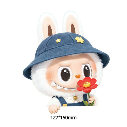 EVAAM® Labubu Car Decal Sticker - Fits All Cars - EVAAM