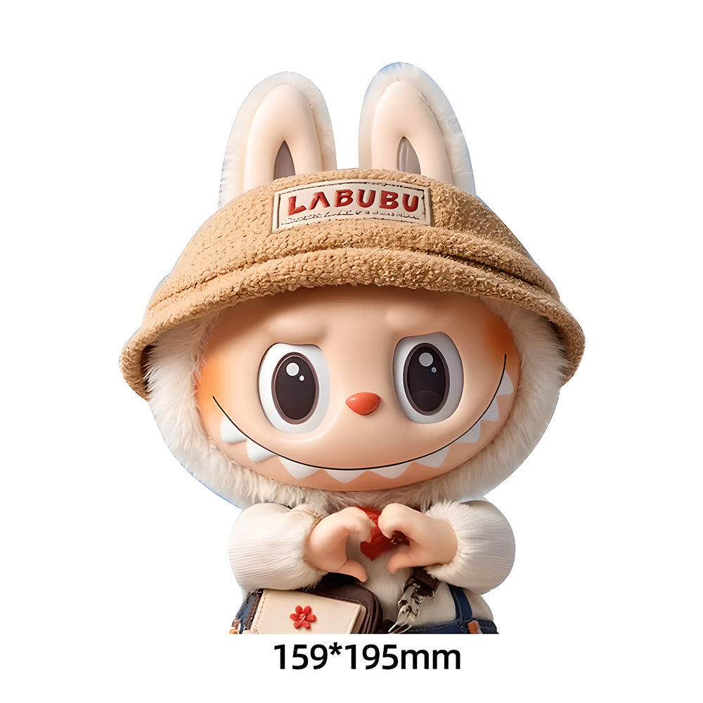 EVAAM® Labubu Car Decal Sticker - Fits All Cars - EVAAM