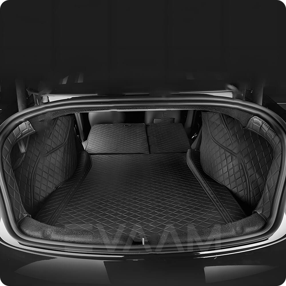 EVAAM® Leather Frunk & Trunk Mat For 2024 Model 3 Highland