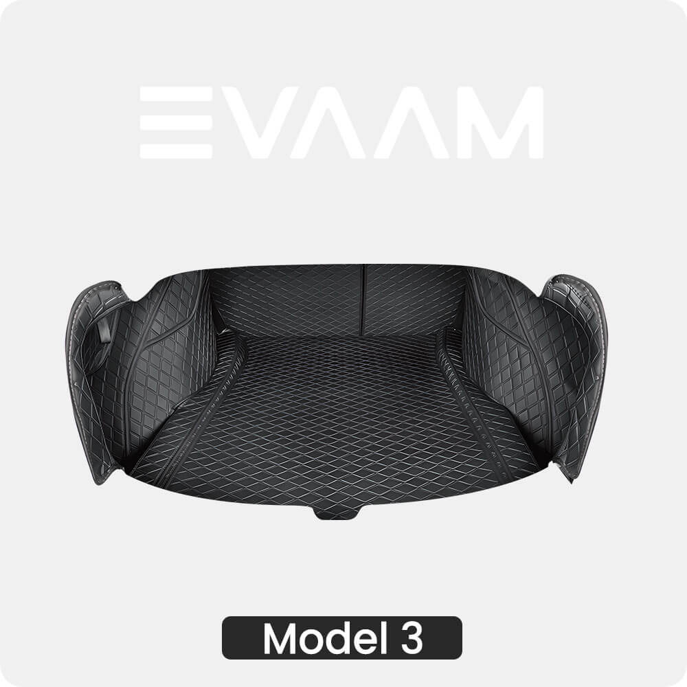 EVAAM® Leather Frunk & Trunk Mat For 2024 Model 3 Highland