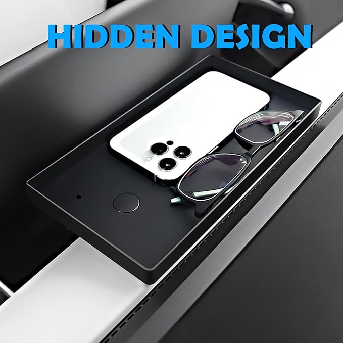 EVAAM® Magnetic Center Console Screen Organizer Tray For Tesla Model 3/Y Accessories - EVAAM