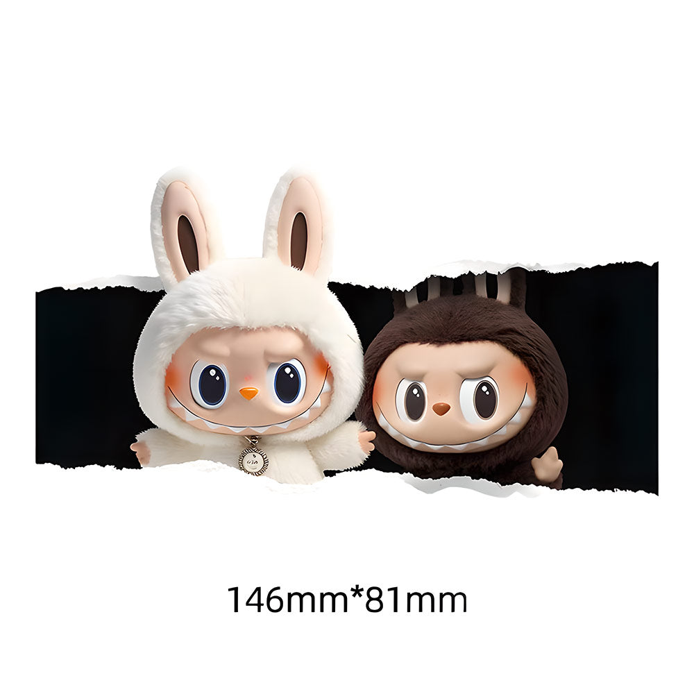 EVAAM® PET Labubu Car Decal Sticker - Fits All Cars - EVAAM