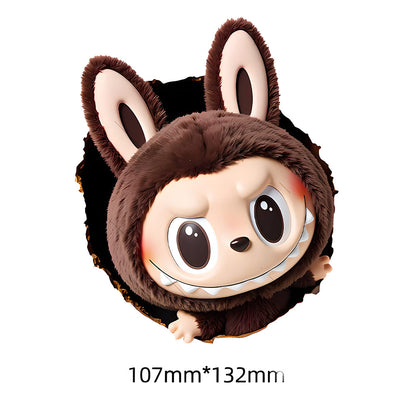 EVAAM® PET Labubu Car Decal Sticker - Fits All Cars - EVAAM