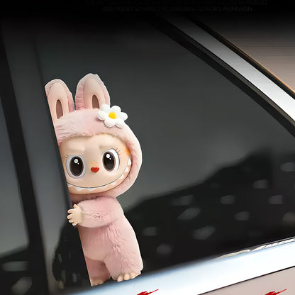 EVAAM® PET Labubu Car Decal Sticker - Fits All Cars - EVAAM