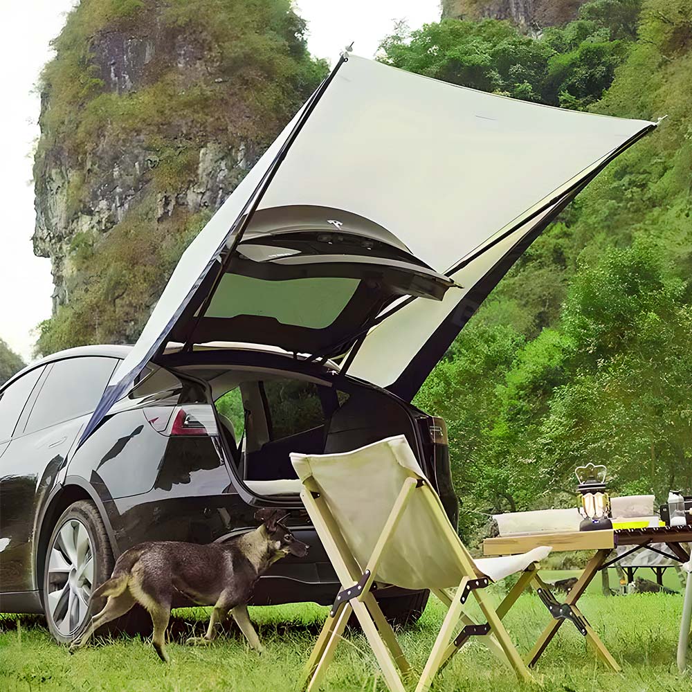 EVAAM® Portable Wild Camping Tent Rear Canopy For Tesla Model Y