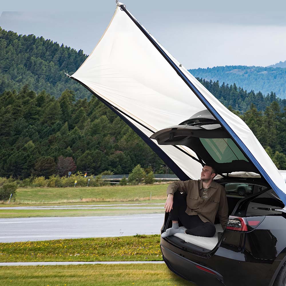 EVAAM® Portable Wild Camping Tent Rear Canopy For Tesla Model Y - EVAAM