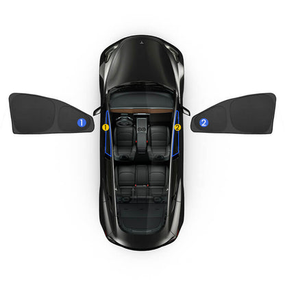 EVAAM® Privacy and Thermal Insulated Shades Curtains for Model 3 Accessories - EVAAM