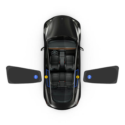 EVAAM® Privacy and Thermal Insulated Shades Curtains for Model 3 Accessories - EVAAM