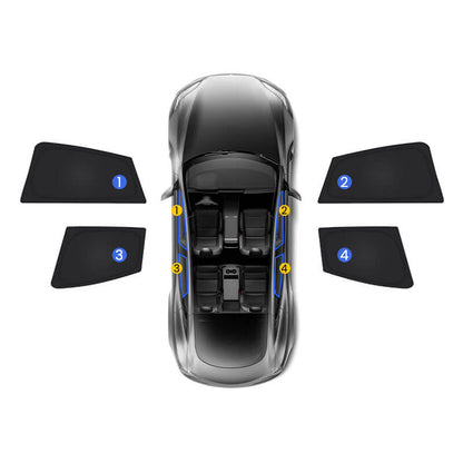 EVAAM® Privacy and Thermal Insulated Shades Curtains for Model S Accessories - EVAAM