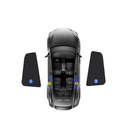 EVAAM® Privacy and Thermal Insulated Shades Curtains for Model X Accessories - EVAAM