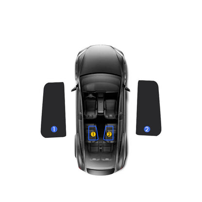 EVAAM® Privacy and Thermal Insulated Shades Curtains for Model X Accessories - EVAAM