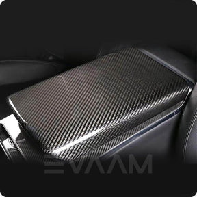 EVAAM® Real Carbon Fiber Armrest Cover For Model S/X 2021+