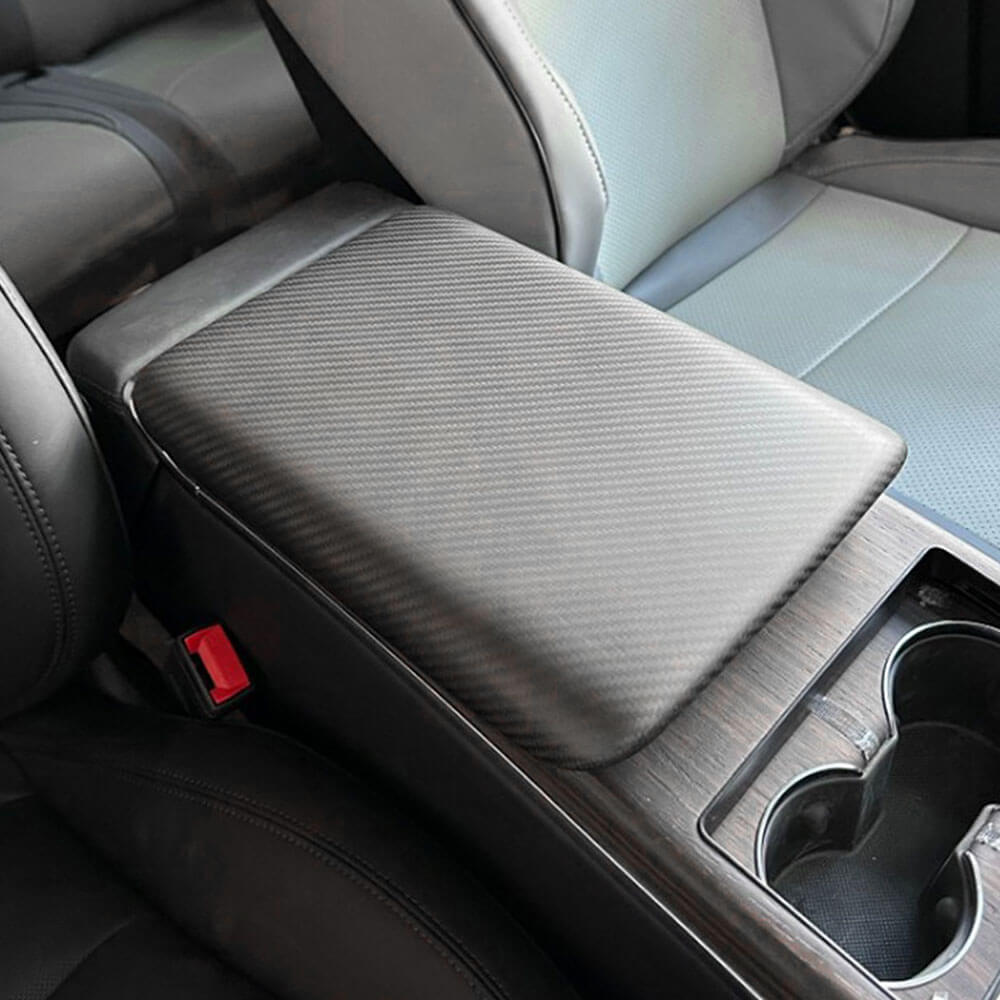 EVAAM® Real Carbon Fiber Armrest Cover For Model S/X 2021+