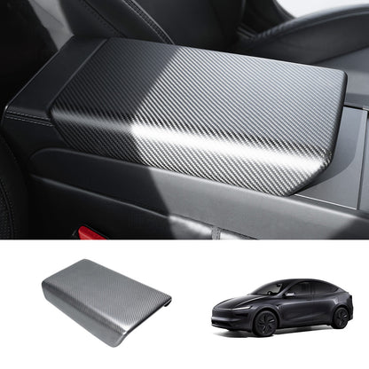 EVAAM® Real Carbon Fiber Armrest Cover for Tesla Model Y Juniper 2025+/Model 3 Highland 2024+ - EVAAM