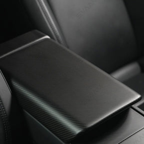 EVAAM® Real Carbon Fiber Armrest Cover for Tesla Model Y Juniper 2025+/Model 3 Highland 2024+