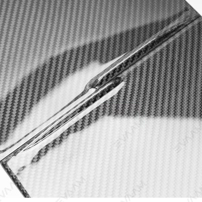 EVAAM® Real Carbon Fiber Center Console Panel Cover for Tesla Model Y Juniper 2025+/Model 3 Highland 2024+ - EVAAM