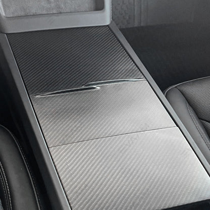 EVAAM® Real Carbon Fiber Center Console Panel Cover for Tesla Model Y Juniper 2025+/Model 3 Highland 2024+ - EVAAM