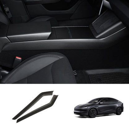 EVAAM® Real Carbon Fiber Center Console Side Interior Trim Panel for Tesla Model 3/Y - EVAAM