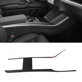 EVAAM® Real Carbon Fiber Center Console Side Trim Cover For Model S/X 2021+