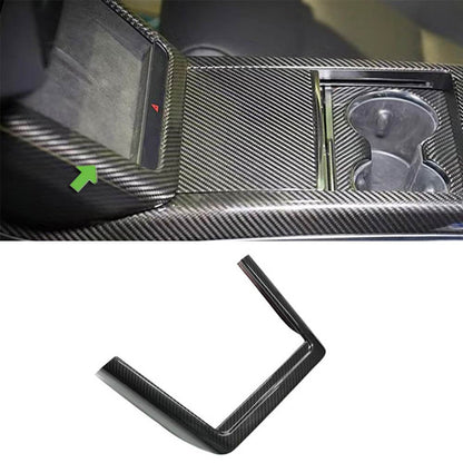 EVAAM® Real Carbon Fiber Charging Pad Frame Cover For Model S/X 2021+