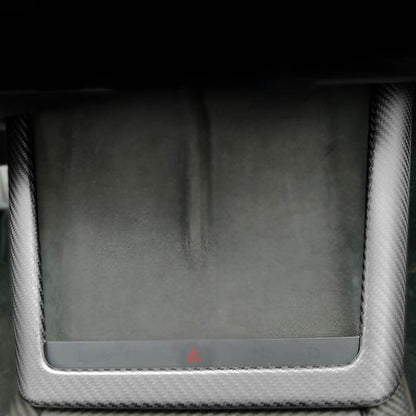 EVAAM® Real Carbon Fiber Charging Pad Frame Cover For Model S/X 2021+