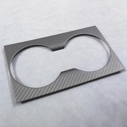 EVAAM® Real Carbon Fiber Console Cup Holder Cover For Model S/X 2021+ - EVAAM