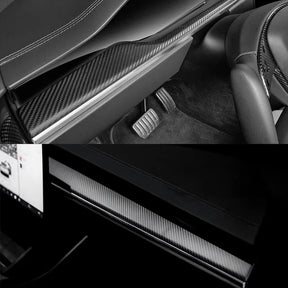 EVAAM® Real Carbon Fiber Dashboard Cover For Model S/X 2021+