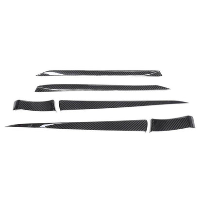 EVAAM® Real Carbon Fiber Interior Door Panel Trim Covers For Model S 2021+