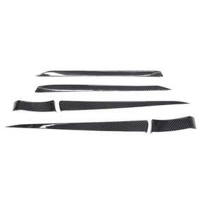 EVAAM® Real Carbon Fiber Interior Door Panel Trim Covers For Model S 2021+