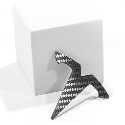 EVAAM™ Real Carbon Fiber Logo Covers Set For Model 3/Y Accessories - EVAAM