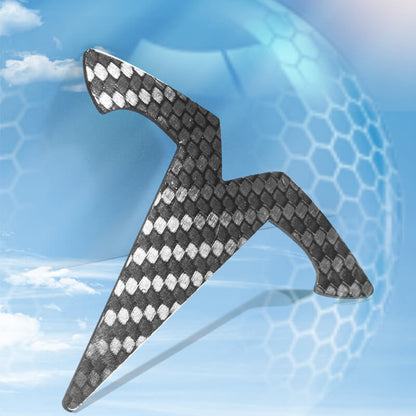 EVAAM™ Real Carbon Fiber Logo Covers Set For Model 3/Y Accessories - EVAAM