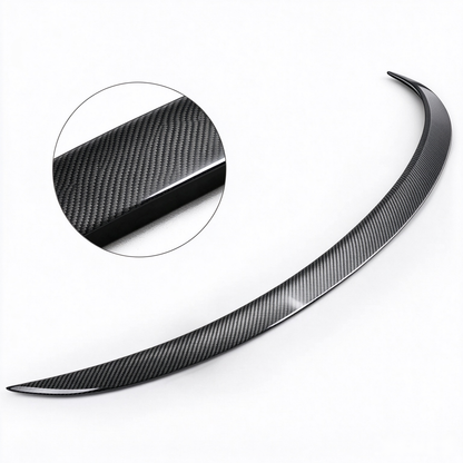 EVAAM® Real Carbon Fiber Rear Trunk Spoiler for Tesla Model S_