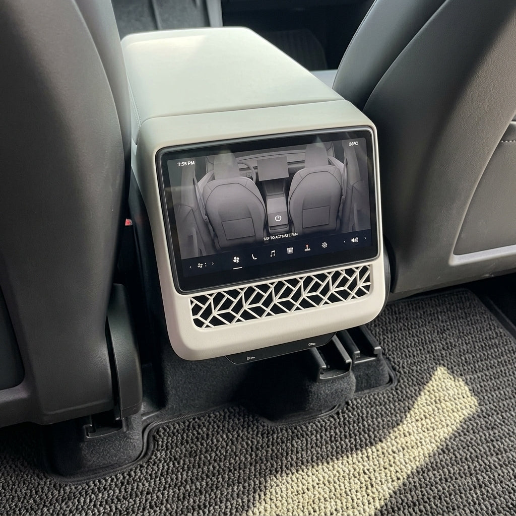 EVAAM® Rear Screen & Air Vent Protective Cover for Tesla Model 3 Highland 2024+/Model Y Juniper 2025+ - EVAAM