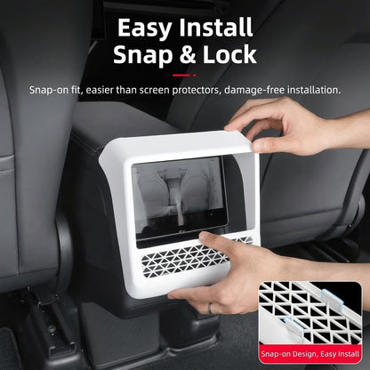EVAAM® Rear Screen & Air Vent Protective Cover for Tesla Model 3 Highland 2024+/Model Y Juniper 2025+ - EVAAM