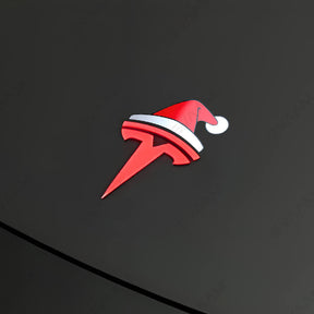 EVAAM® Santa Hat Christmas Car Sticker For Tesla