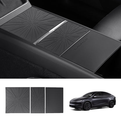 EVAAM® Silicone Center Console Protective Mat for Tesla Model Y Juniper 2025+/Model 3 Highland 2024+ - EVAAM
