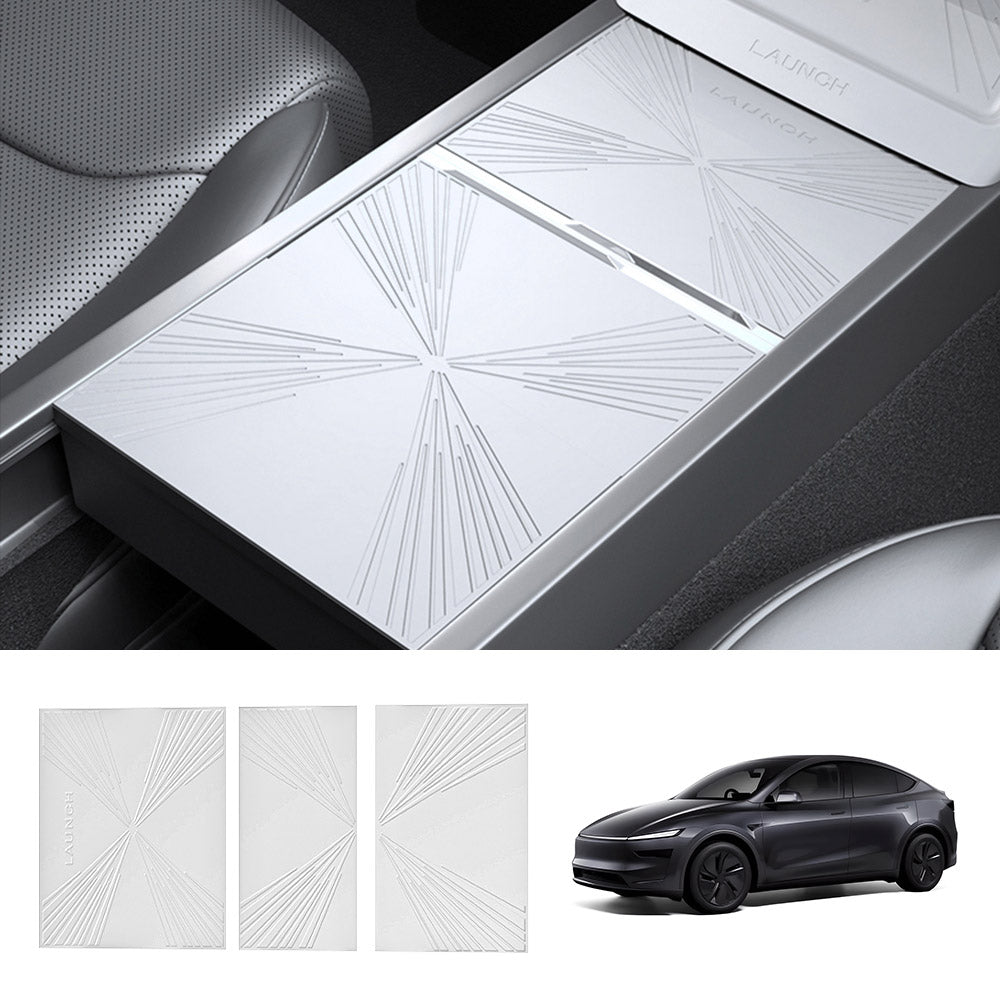 EVAAM® Silicone Center Console Protective Mat for Tesla Model Y Juniper 2025+/Model 3 Highland 2024+ - EVAAM