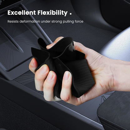 EVAAM® Silicone Center Console Protective Mat for Tesla Model Y Juniper 2025+/Model 3 Highland 2024+ - EVAAM