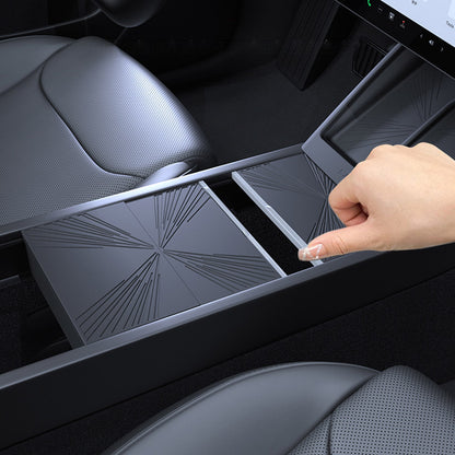 EVAAM® Silicone Center Console Protective Mat for Tesla Model Y Juniper 2025+/Model 3 Highland 2024+ - EVAAM