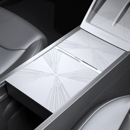 EVAAM® Silicone Center Console Protective Mat for Tesla Model Y Juniper 2025+/Model 3 Highland 2024+ - EVAAM